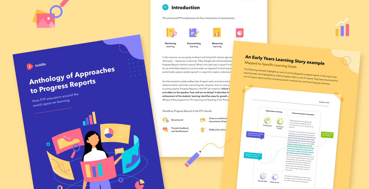 Curriculum card for Toddle Learn resource on Anthology of Approaches to Progress Reports