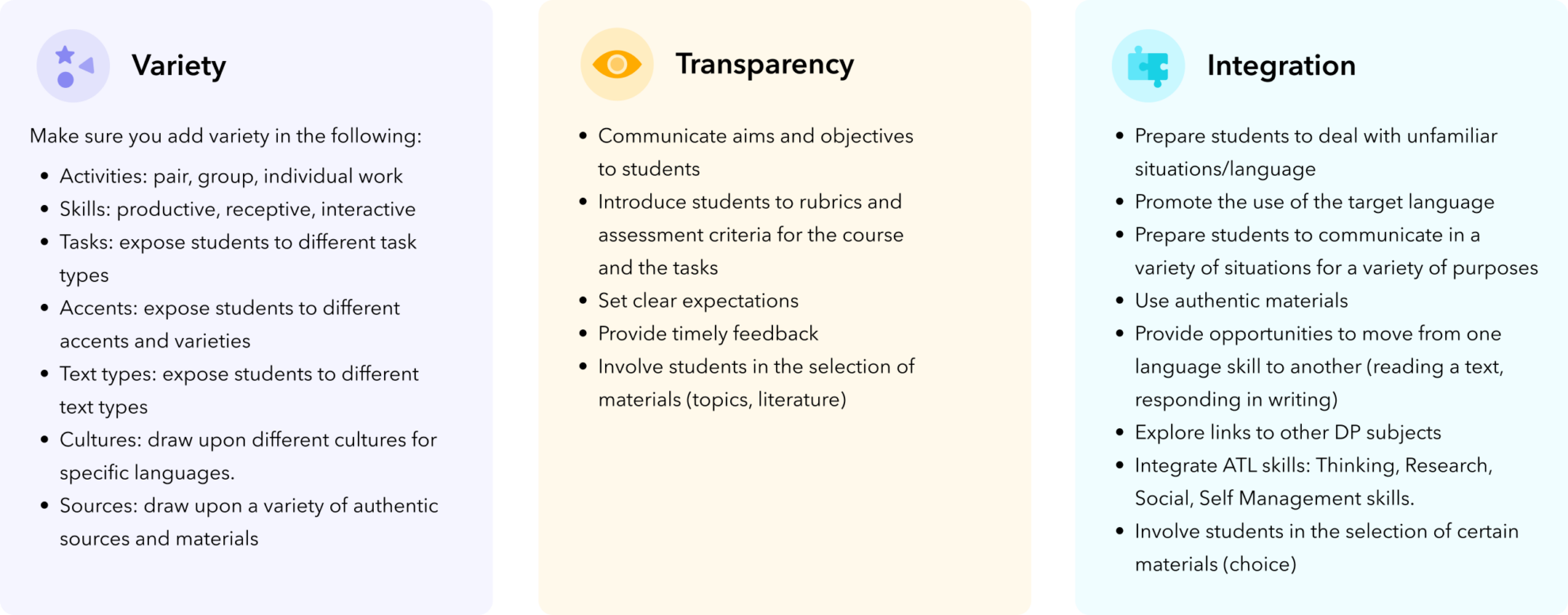 How to design a language B course - Toddle Learn