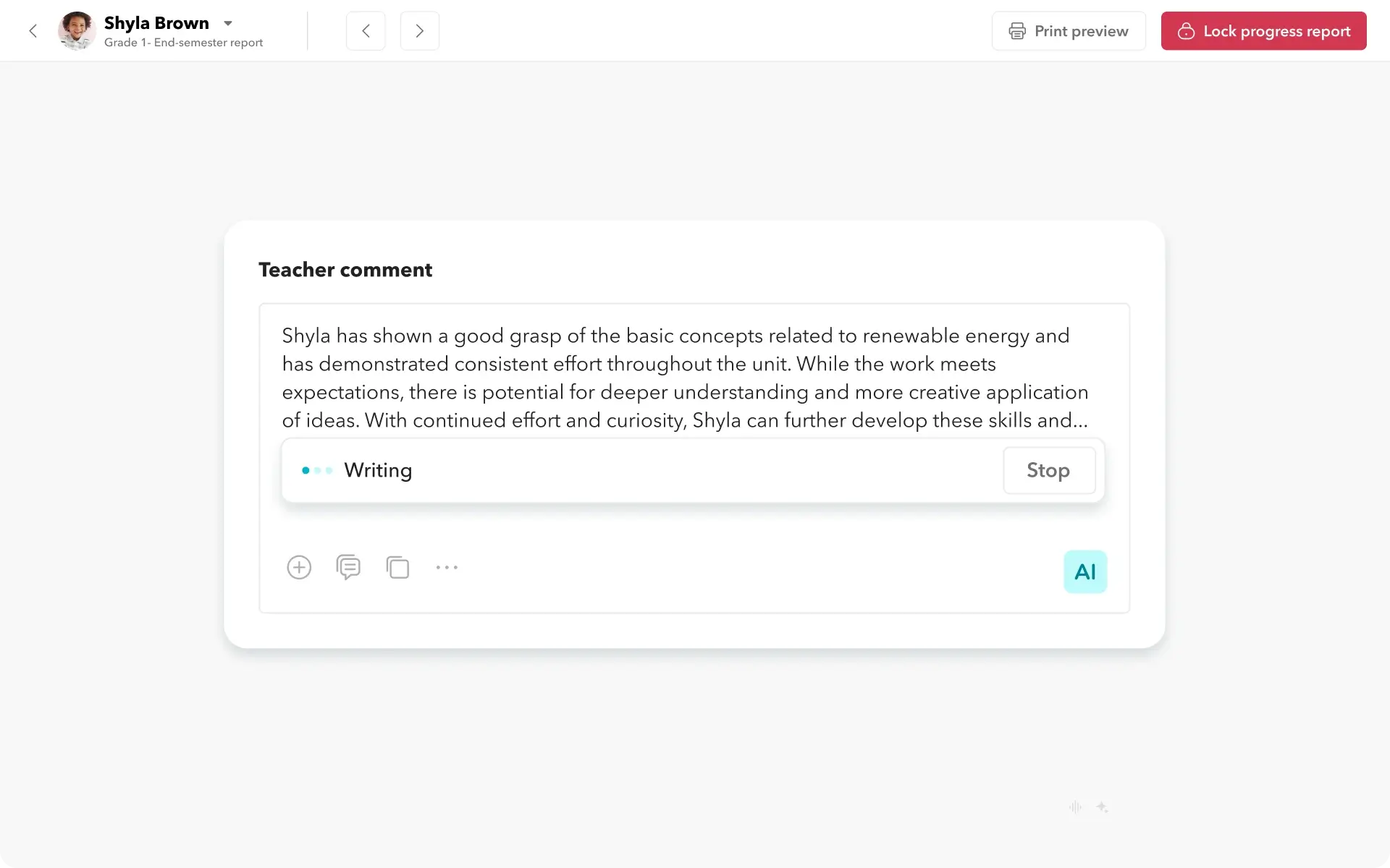 Progress Reports Assistant