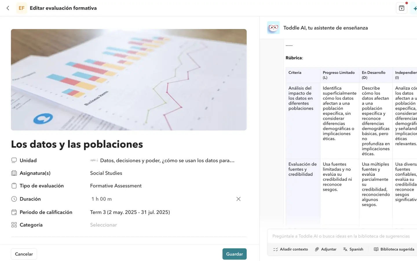 Generador de actividades
